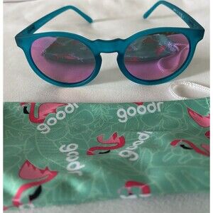 Goodr Sunglasses I Pickled These Myself Circle G Polarized Aqua Teal Turquoise